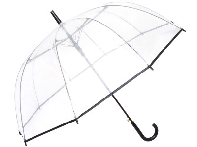 Прозрачный зонт трость Robin, 10 спиц, полуавтомат, арт.3008-1